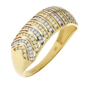 Zlatý dámsky prsteň K10.043.A3