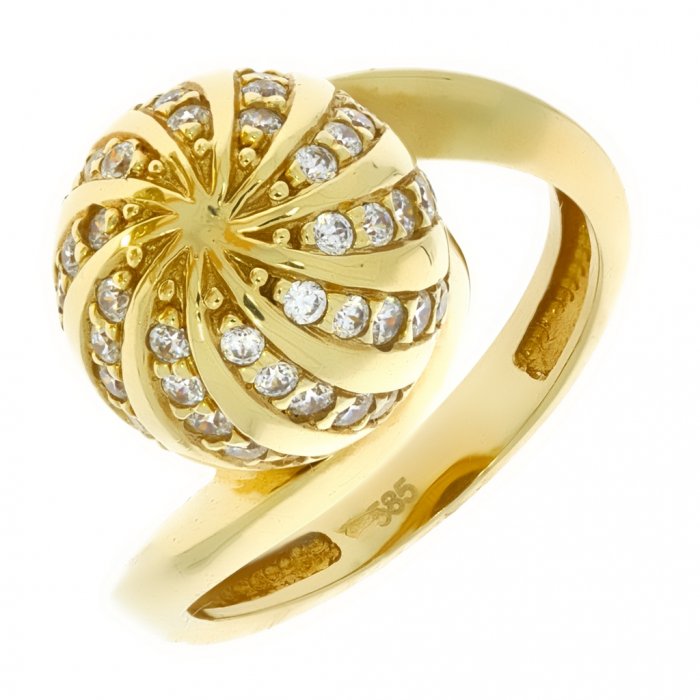 Zlatý dámsky prsteň K11.024.A1