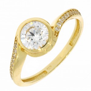 Zlatý dámsky prsteň K13.001.A1
