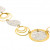 Zlatý dámsky náhrdelník K17.006.E3