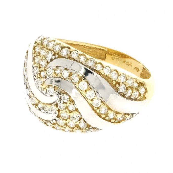 Zlatý dámsky prsteň K10.071.A3