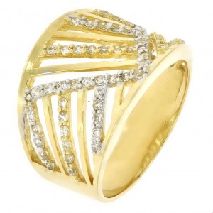 Zlatý dámsky prsteň K10.097.A1