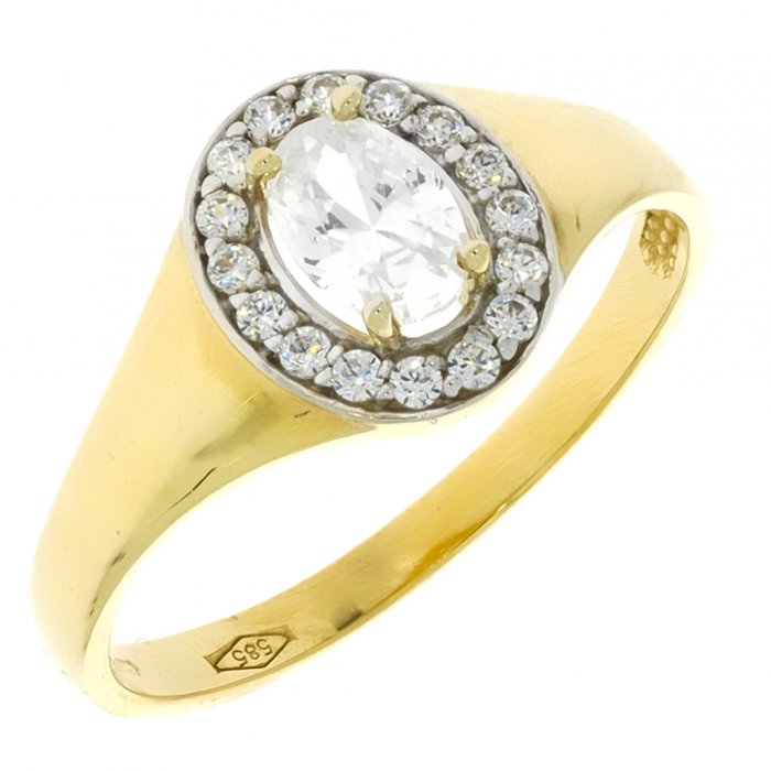 Zlatý dámsky prsteň K11.081.A1