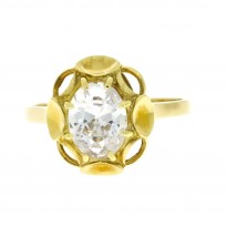 Zlatý dámsky prsteň K12.049.A1
