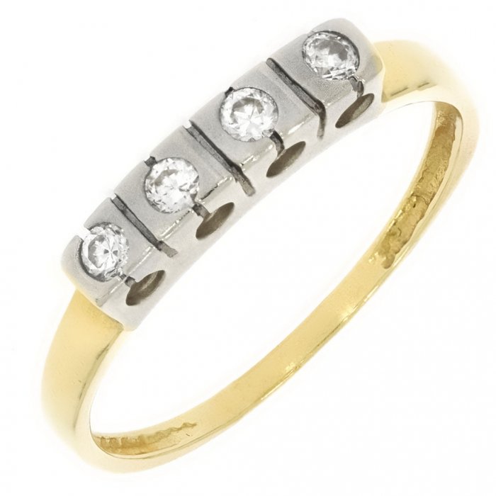 Zlatý dámsky prsteň K13.091.A1