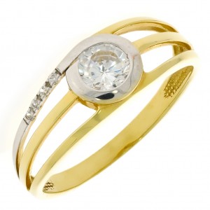 Zlatý dámsky prsteň K14.051.A1