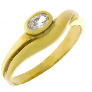 Zlatý dámsky prsteň K16.012.A1