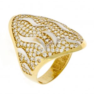 Zlatý dámsky prsteň K17.028.A1