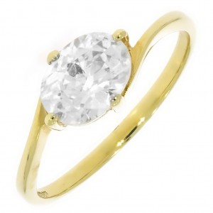 Zlatý dámsky prsteň K22.011.A1