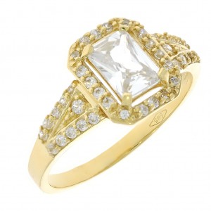 Zlatý dámsky prsteň K25.001.A1