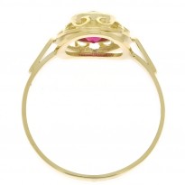 Zlatý dámsky prsteň K16.020.A1