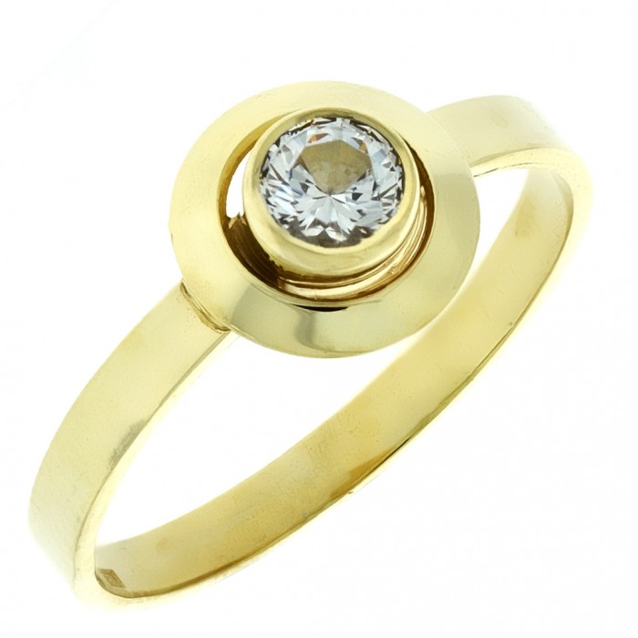 Zlatý dámsky prsteň K23.002.A1