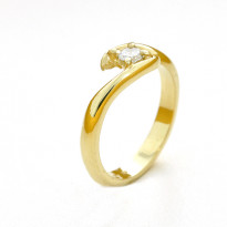 Zlatý dámsky prsteň ADVA K01.001.A1B ADVA