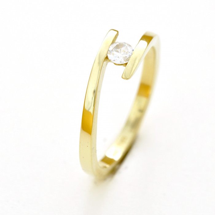 Zlatý dámsky prsteň HAIFA K01.006.A1