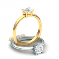 Zlatý dámsky prsteň LUZETTA K01.014.A1