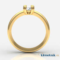Zlatý dámsky prsteň MEGAN K01.016.A1