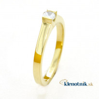 Zlatý dámsky prsteň LENITA K01.020.A1
