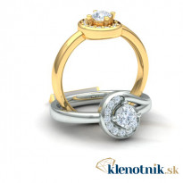 Zlatý dámsky prsteň RUBIELA K02.001.A2
