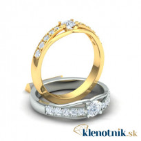 Zlatý dámsky prsteň ELODIE K02.008.A1