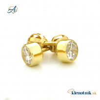 Zlaté dámske náušnice K01.034.B1 JULIANA (5,5 mm)