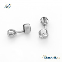 Zlaté dámske náušnice K01.034.B2 JULIANA (5,5 mm)