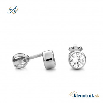 Zlaté dámske náušnice K01.034.B2 JULIANA (5,5 mm)