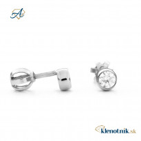 Zlaté dámske náušnice K01.035.B2 JULIANA (4,5 mm)