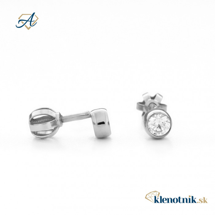 Zlaté dámske náušnice K01.035.B2 JULIANA (4,5 mm)