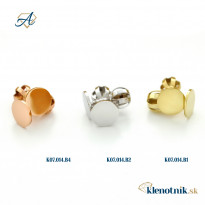 Zlaté dámske náušnice K07.014.B2 JULIANA (6 mm)