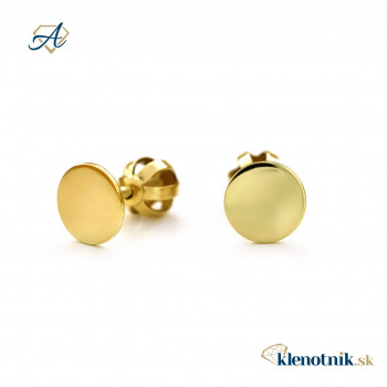 Zlaté dámske náušnice K07.014.B1 JULIANA (6 mm)