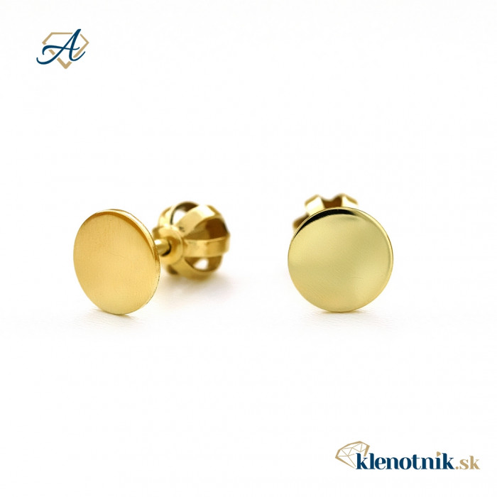 Zlaté dámske náušnice K07.014.B1 JULIANA (6 mm)