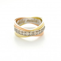 Zlatý dámsky prsteň MIWA K04.010.A3