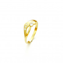 Zlatý dámsky prsteň JANE K02.040.A1