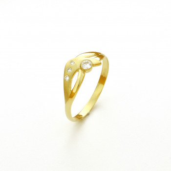 Zlatý dámsky prsteň JANE K02.040.A1