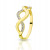 Zlatý dámsky prsteň K25.050.A1
