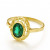 Zlatý dámsky prsteň SARA K16.072.A1