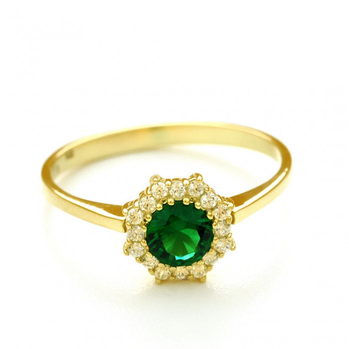 Zlatý dámsky prsteň AMBROZIAK16.074.A1