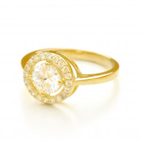 Zlatý dámsky prsteň K10.024.A1