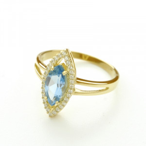 Zlatý dámsky prsteň AMARINE K16.090.A1