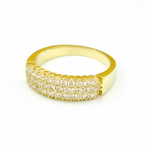 Zlatý dámsky prsteň MILENA K04.016.A1