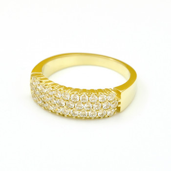 Zlatý dámsky prsteň MILENA K04.016.A1