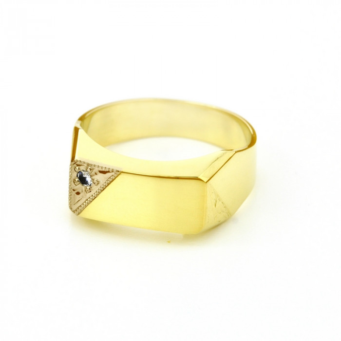 Zlatý pánsky prsteň CARL K07.032.A1