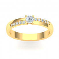 Zlatý dámsky prsteň ELVIA K02.021.A1