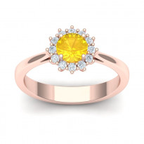Zlatý dámsky prsteň LUMINA K02.043.A4
