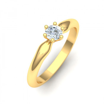 Zlatý dámsky prsteň ADELIA K01.023.A1