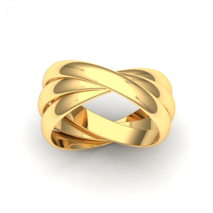 Zlatý dámsky prsteň TRINITY K07.003.A1
