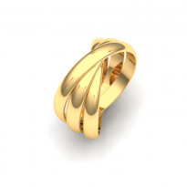 Zlatý dámsky prsteň TRINITY K07.003.A1