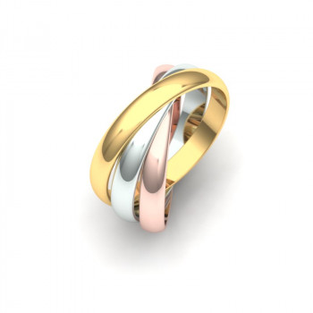 Zlatý dámsky prsteň TRINITY K07.003.A3
