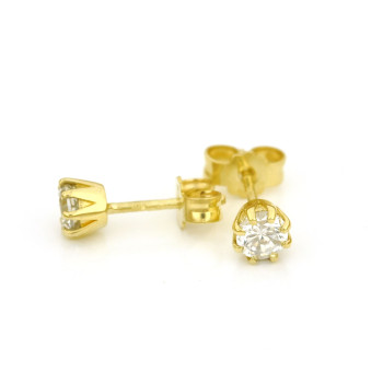 Zlaté dámske náušnice CARENE 4mm K01.018D.B1
