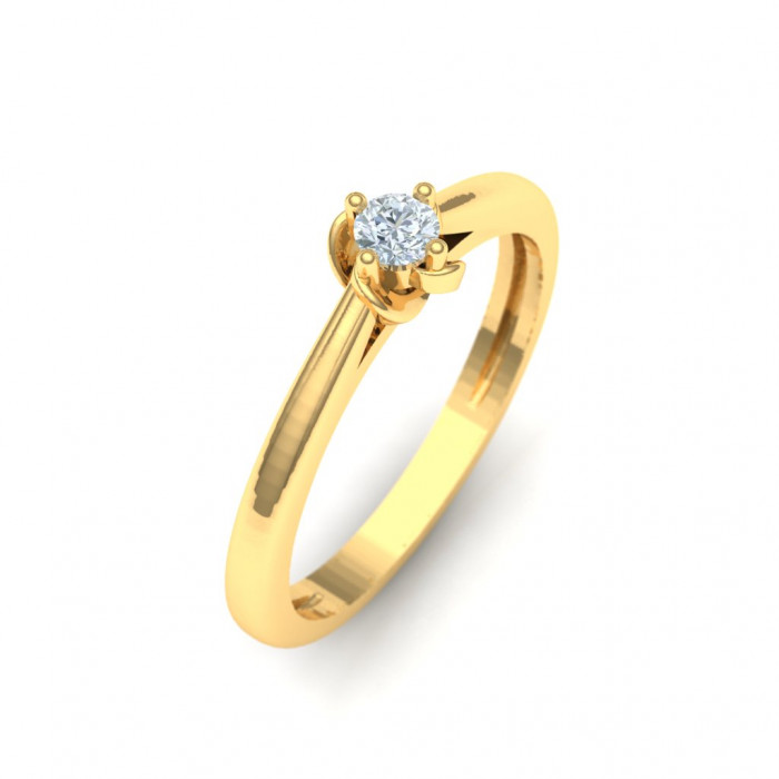 Zlatý dámsky prsteň CLEANTHA K01.033.A1